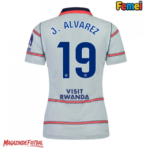 Atletico Madrid Julian Alvarez #19 Tricou Fotbal Replică 2026-27 Femei Treilea Atletico Madrid Julian Alvarez #19 Tricou Fotbal Replică 2026-27 Femei Treilea